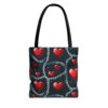 Enchained Hearts Tote Bag