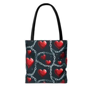 Enchained Hearts Tote Bag