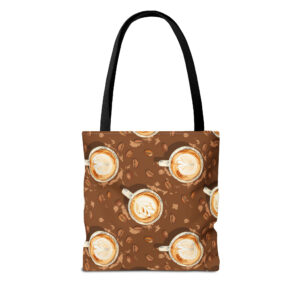 Latte Coffee Tote Bag