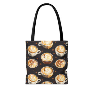 Latte Coffee Tote Bag