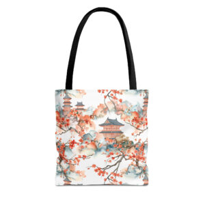 Cherry Blossoms Bag | Floral Tote Bag