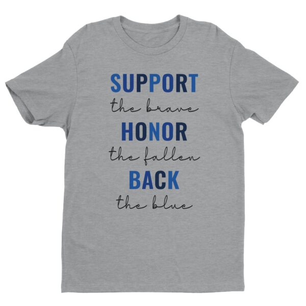 Back the Blue | Police Support T-shirt