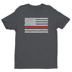 Thin Red Line | USA Flag | Firefighter T-shirt