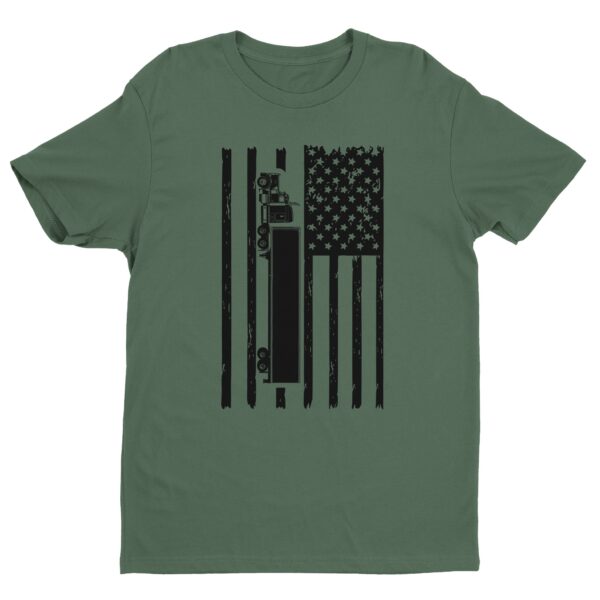 American Flag | Truck Driver T-shirt