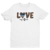Thin Blue Line Heart | Love My Officer | Cute Police T-shirt