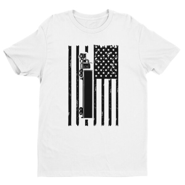 American Flag | Truck Driver T-shirt