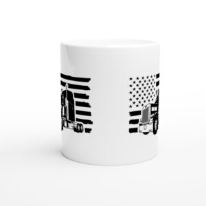 American Flag | Truck Driver Mug