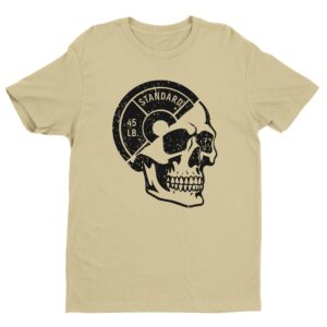 Weight Plate Skull | Funny Gym and Fitness T-shirt