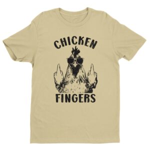 Funny Chicken Middle Fingers T-shirt