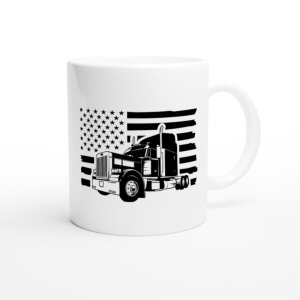 American Flag | Truck Driver Mug