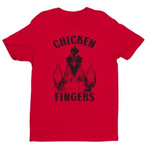 Funny Chicken Middle Fingers T-shirt