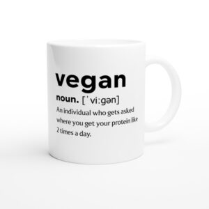 Funny Vegan Definition Mug