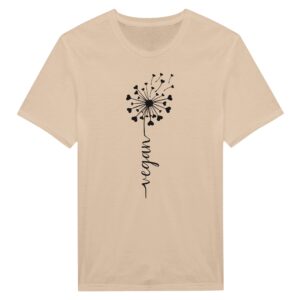 Cute Vegan Dandelion T-shirt