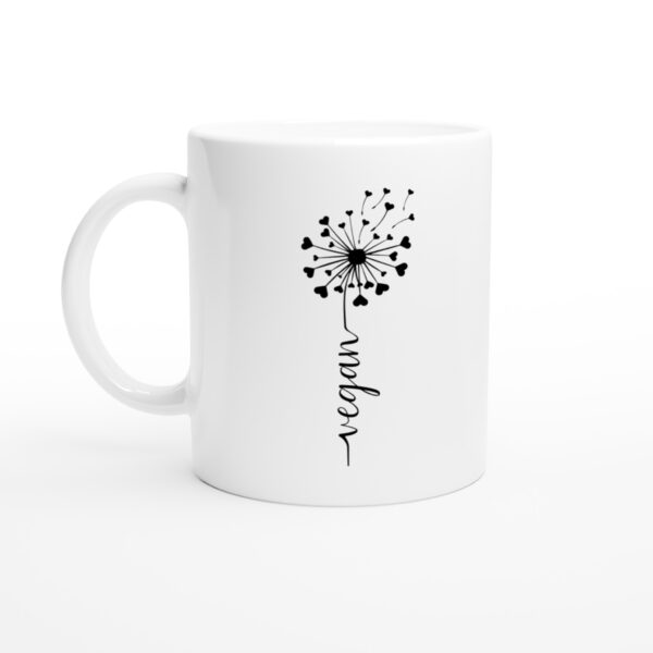 Cute Vegan Dandelion Mug