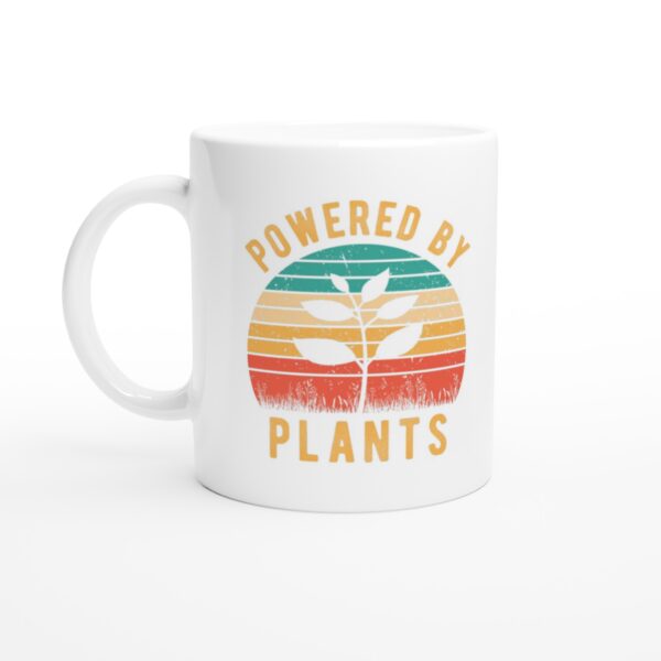 Powered by Plants | Funny Vegan Mug