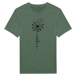 Cute Vegan Dandelion T-shirt