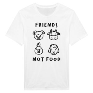 Friends Not Food | Cute Vegan T-shirt