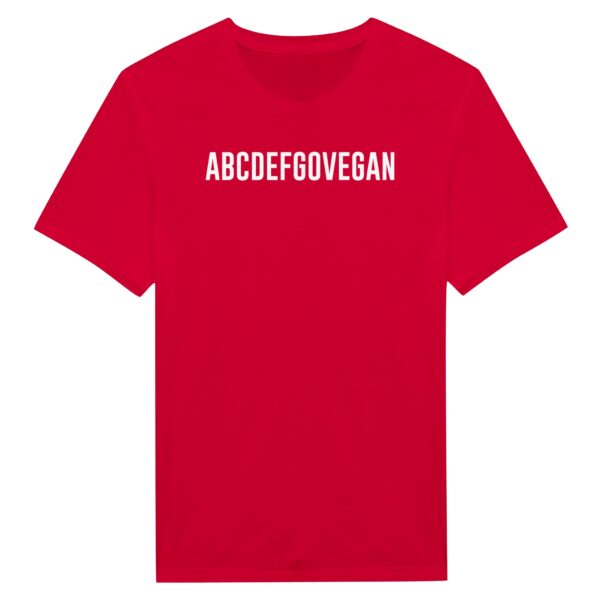 ABCDEFGOVEGAN | Funny Vegan T-shirt