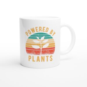 Powered by Plants | Funny Vegan Mug