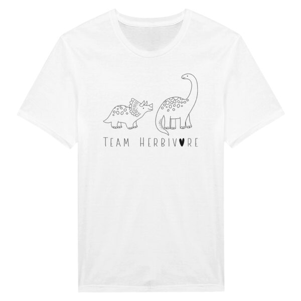 Team Herbivore | Cute Vegan Dinosaur T-shirt