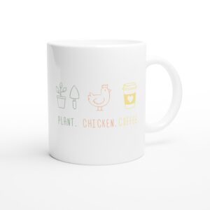 Plant Chicken Coffee | Cute Gardening Mug