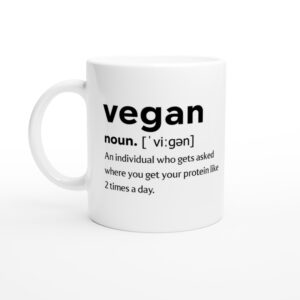 Funny Vegan Definition Mug