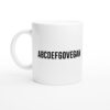 ABCDEFGOVEGAN | Funny Vegan Mug