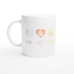 Plant Cat Coffee | Cute Gardening Mug