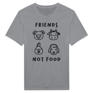 Friends Not Food | Cute Vegan T-shirt