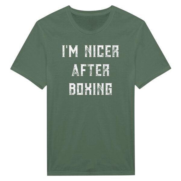 I’m Nicer After Boxing | Funny Boxing T-shirt