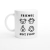 Friends Not Food | Cute Vegan Mug