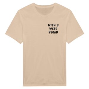 Wish You Were Vegan | Cute Vegan T-shirt