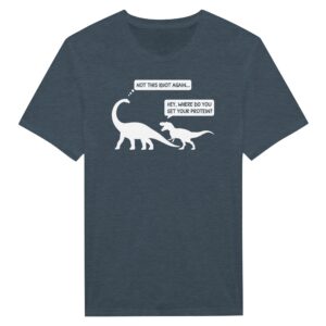 Funny Vegan Dinosaur T-shirt