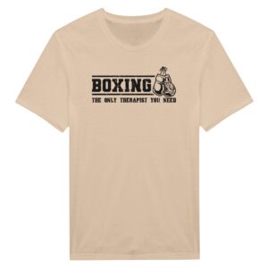 Boxing The Only Therapist You Need | Funny Boxing T-shirt