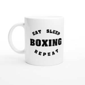 Eat Sleep Boxing Repeat | Boxing Mug