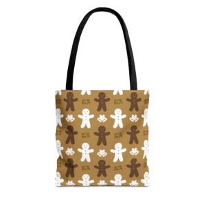 Cute Christmas Gingerbread Tote Bag