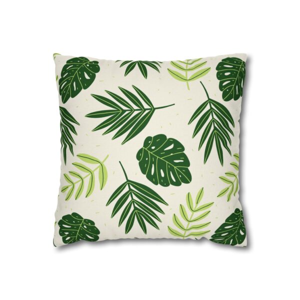 Tropical Leaves Pillowcase | Leaf Throw Pillow Cover