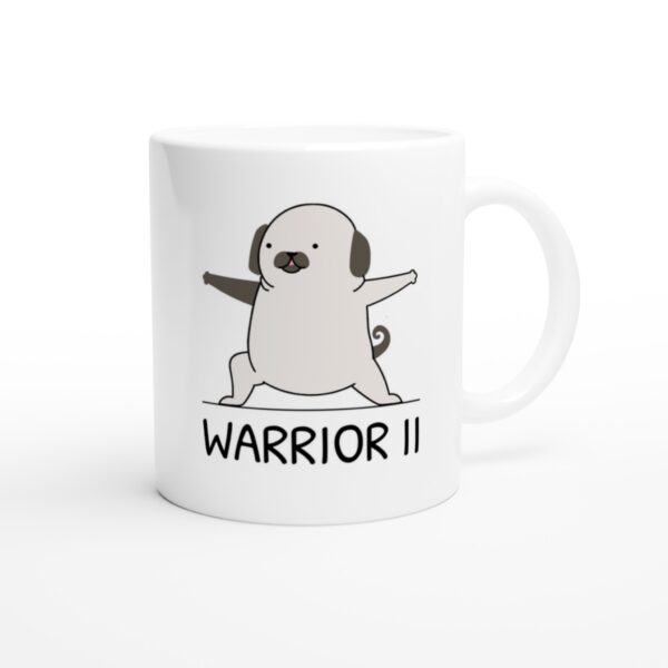 Warrior 2 Pose | Funny Yoga Dog Mug