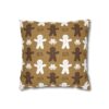 Christmas Gingerbread Pillowcase | Cute Throw Pillow Cover