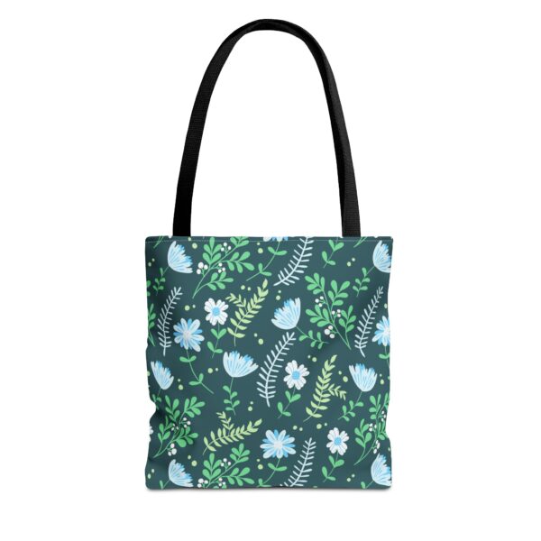 Flowers and Leaves Bag | Floral Tote Bag