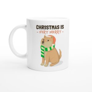 Christmas Is Very Merry | Funny Christmas Dog Mug