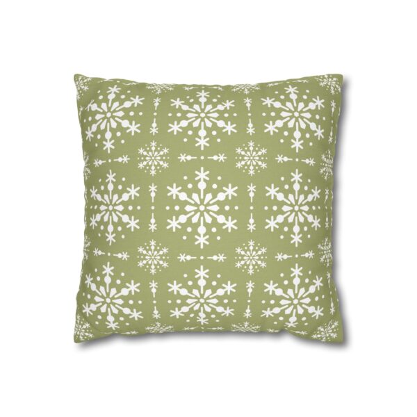 Christmas Pillowcase | Snowflake Throw Pillow Cover