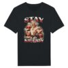 Stay Naughty | Funny Bootleg Christmas T-shirt