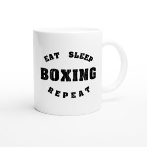 Eat Sleep Boxing Repeat | Boxing Mug