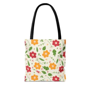 Flowers Bag | Floral Tote Bag