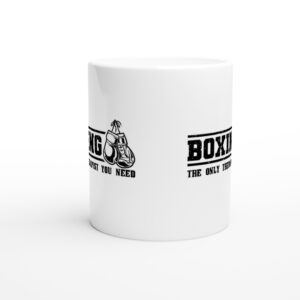 Boxing The Only Therapist You Need | Funny Boxing Mug