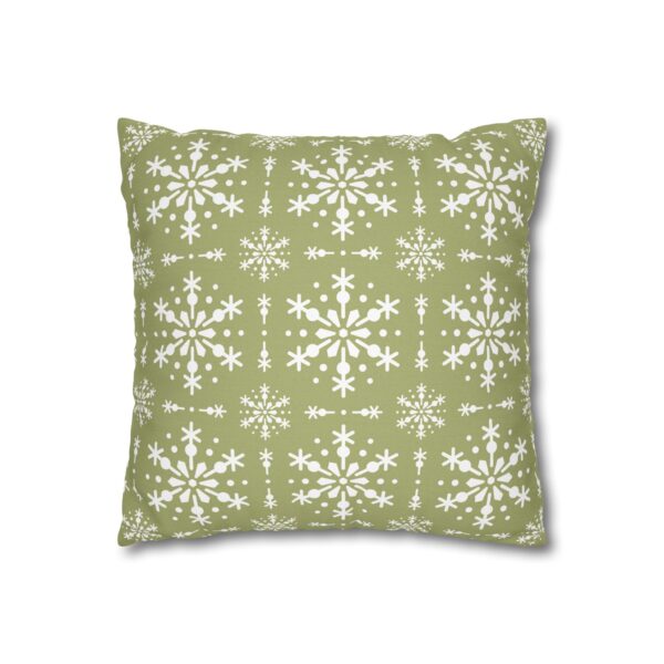 Christmas Pillowcase | Snowflake Throw Pillow Cover