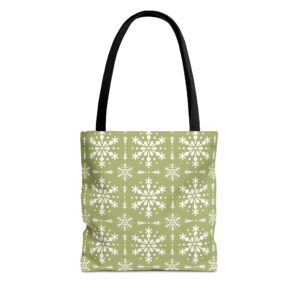 Christmas Snowflake Tote Bag