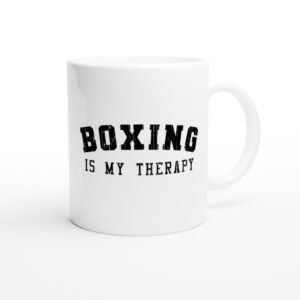 Boxing Is My Therapy | Funny Boxing Mug