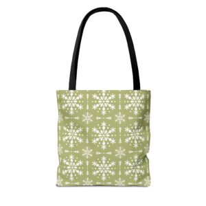 Christmas Snowflake Tote Bag